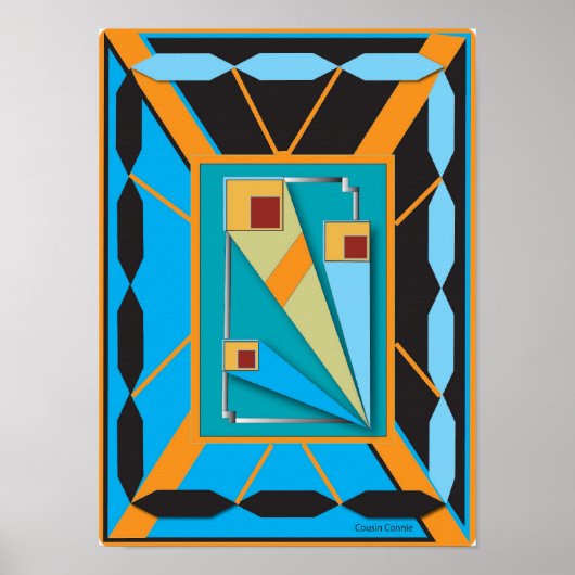 Art Deco-Poster Poster (Voorkant)