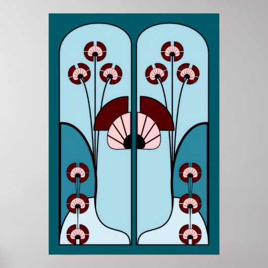 Art Deco-poster Poster (Voorkant)