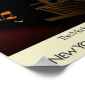 Art Deco Poster Train New York Central Station (Hoek)