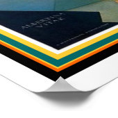 Art Deco-Poster uit de dansdag 16 x 20 Poster (Hoek)