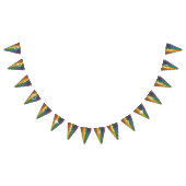 Art Deco Pride-vlag | Pride Lives Here Bunting Vlaggetjes (Alle)