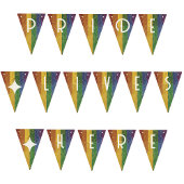 Art Deco Pride-vlag | Pride Lives Here Bunting Vlaggetjes