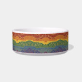 Art Deco Pride-vlag | Regenboog Keramische Kom voo (Links)