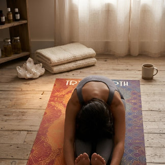 Art Deco Pride-vlag | True North Gepersonaliseerd Yogamat