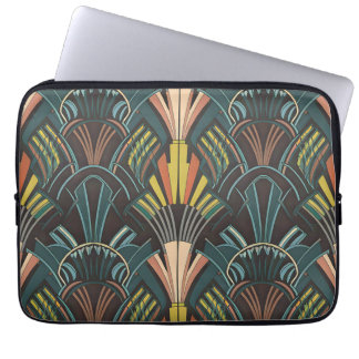 Art Deco print neopreen laptophoes, 13" 15" Laptop Sleeve