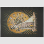 Art Deco Print uit Jugend Magazine 1900 Decoupage Tissuepapier (Voorkant)