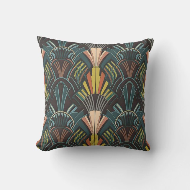 Art Deco Print werpkussen | D. Jemmes Kussen (Voorkant)