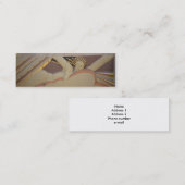 Art Deco-profielkaart Mini Visitekaartje (Voorkant / Achterkant)