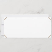 art deco prom ticket, junior prom, senior prom, wi kaart (Achterkant)