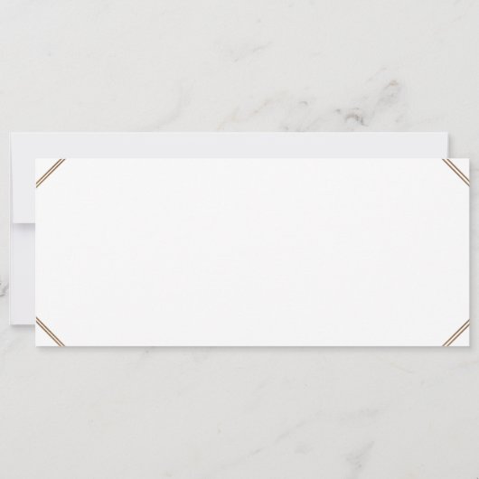 art deco prom ticket, junior prom, senior prom, wi kaart (Achterkant)