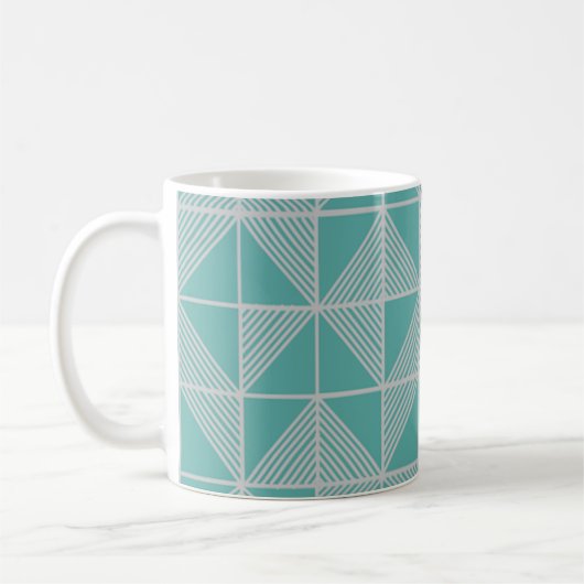 Art Deco Puzzel Koffiemok (Links)