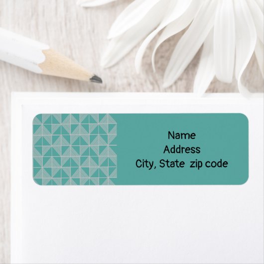 Art Deco Puzzle Etiket (Insitu)