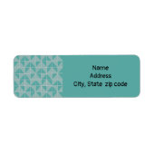 Art Deco Puzzle Etiket (Voorkant)