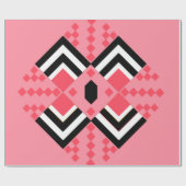 Art Deco Quilt geïnspireerd Cadeaupapier (Vlak)