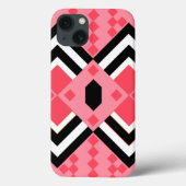 Art Deco Quilt geïnspireerd Case-Mate iPhone Case (Achterkant)