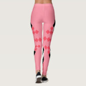 Art Deco Quilt geïnspireerd Leggings (Achterkant)