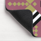 Art Deco Quilt geïnspireerd Muismat (Hoek)