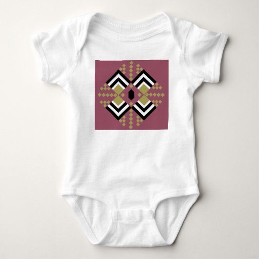 Art Deco Quilt geïnspireerd Romper (Voorkant)