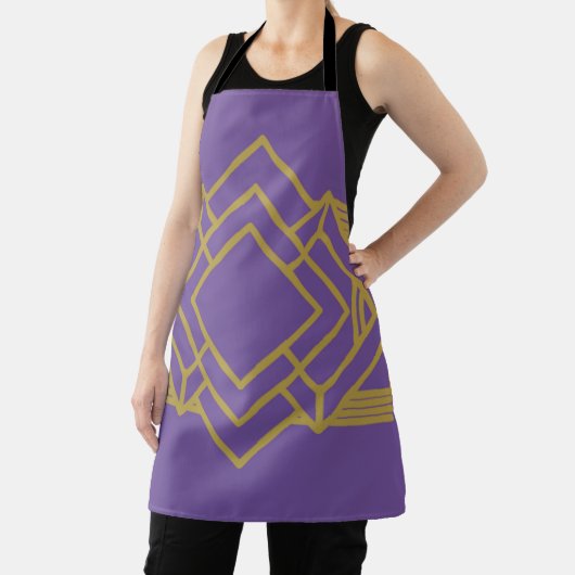 Art Deco Quilt geïnspireerd Schort (Insitu)