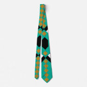 Art Deco Quilt geïnspireerd Stropdas (Achterkant)