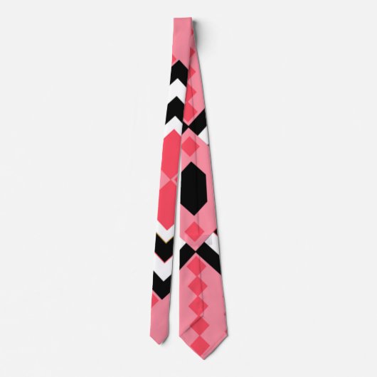 Art Deco Quilt geïnspireerd Stropdas (Achterkant)