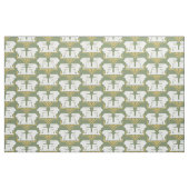 Art Deco Rabbits Stof (Fat Quarter)