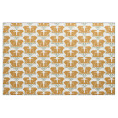 Art Deco Rabbits Stof (Fat Quarter)