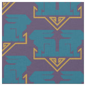 Art Deco Rabbits Stof (Close Up)