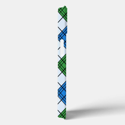 Art Deco Rain Argyle Case-Mate iPhone Case (Achterkant / Rechts)