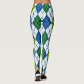 Art Deco Rain Argyle Leggings (Achterkant)