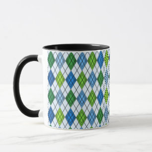 Art Deco Rain Argyle Mok