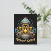 Art Deco Ramadan Briefkaart (Staand voorkant)