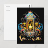 Art Deco Ramadan Briefkaart (Voorkant / Achterkant)