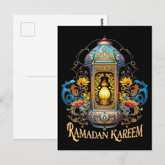 Art Deco Ramadan Briefkaart (Voorkant / Achterkant)