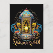 Art Deco Ramadan Briefkaart (Voorkant)