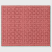 Art Deco Red Squares Cadeaupapier (Vlak)