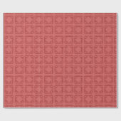 Art Deco Red Squares Cadeaupapier (Vlak)