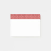 Art Deco Red Squares Post-it® Notes (Voorkant)