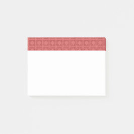 Art Deco Red Squares Post-it® Notes