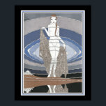 Art Deco 'Reflection' ca. 1920 Poster<br><div class="desc">John Carlos Art Deco Print "Reflection" ca. 1920 . Beschikbaar in 4 maten.</div>