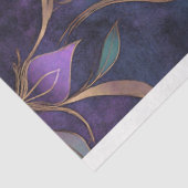 Art Deco Repeat Pattern Tegel Dark Moody Achtergro Tissuepapier (Detail)