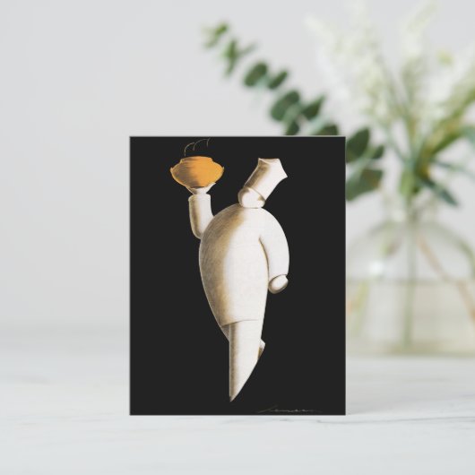 Art Deco Restaurant Chef,  zaken (Staand voorkant)