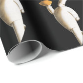 Art Deco Restaurant Chef, zaken Cadeaupapier (Rol Hoek)