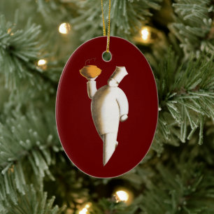 Art Deco Restaurant Chef,  zaken Keramisch Ornament