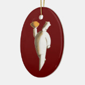 Art Deco Restaurant Chef,  zaken Keramisch Ornament (Links)