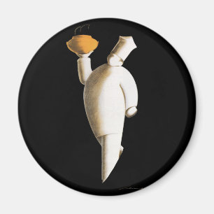 Art Deco Restaurant Chef, zaken Magneet