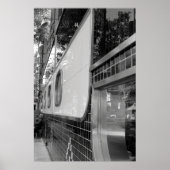 Art Deco Restaurant Exterior Poster (Voorkant)