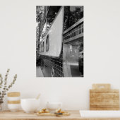 Art Deco Restaurant Exterior Poster (Keuken)