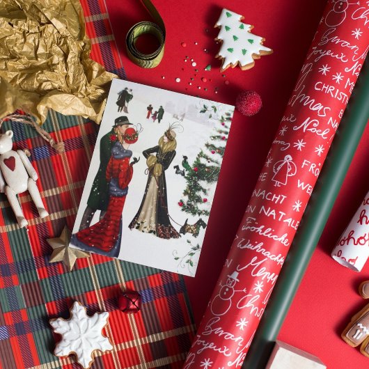 art deco retro add sentiment Kaart