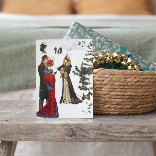 art deco retro add sentiment Kaart